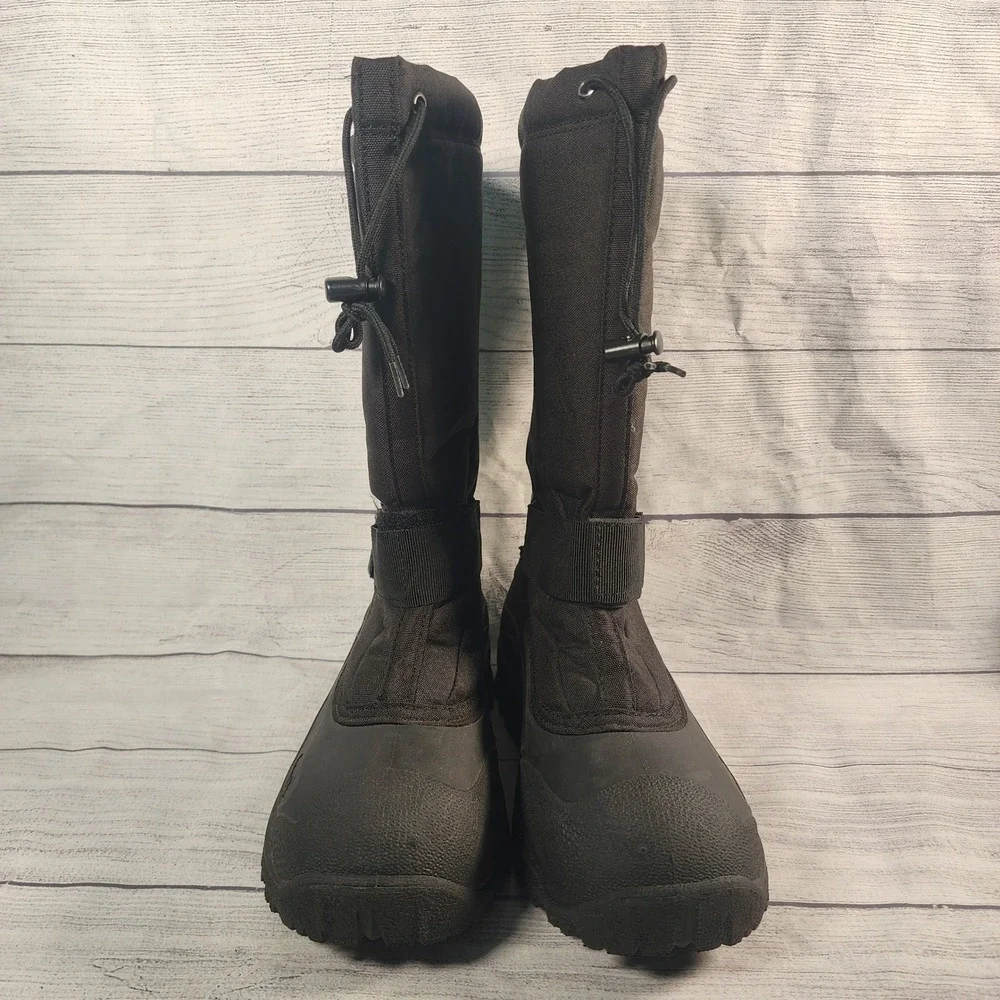Kamik Greenbay 4 Men's Size 10 Black Waterproof Insulated Winter Snow Boots